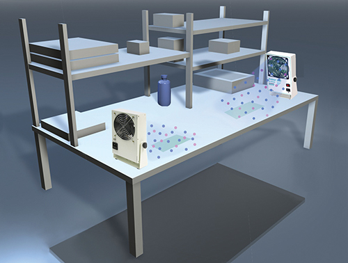 Aerostat PC ionizing flat benchtop